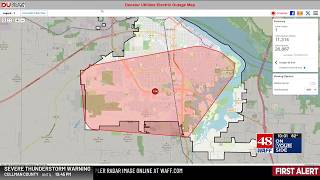 Decatur Utilities investigating major power outage impacting over 10,000 customers