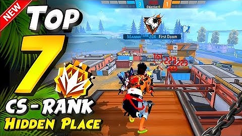TOP 10 HIDDEN PLACES FOR CS RANK IN {NEXTERA MAP} AFTER NEW SEASON UPDATE | cs rank tips and tricks