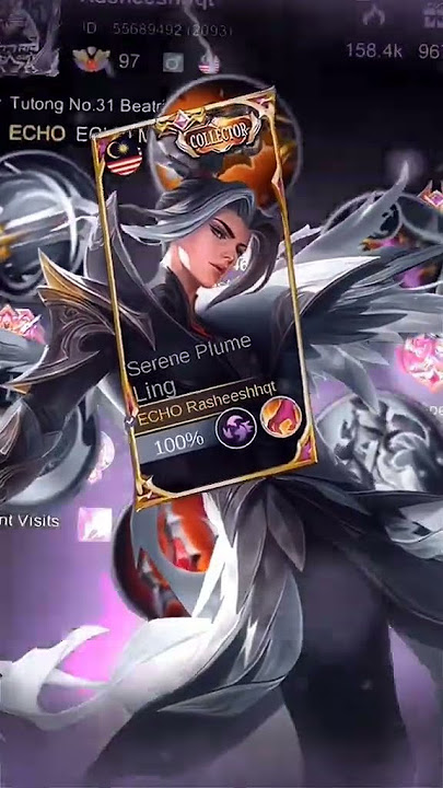 preset mobile legends|| terkeren abis😜||jedagjedug 😍|| ling×gunivere(collectot×epic) bersatu👑🌹😍