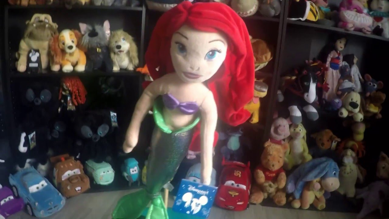 the little mermaid stuffed animals