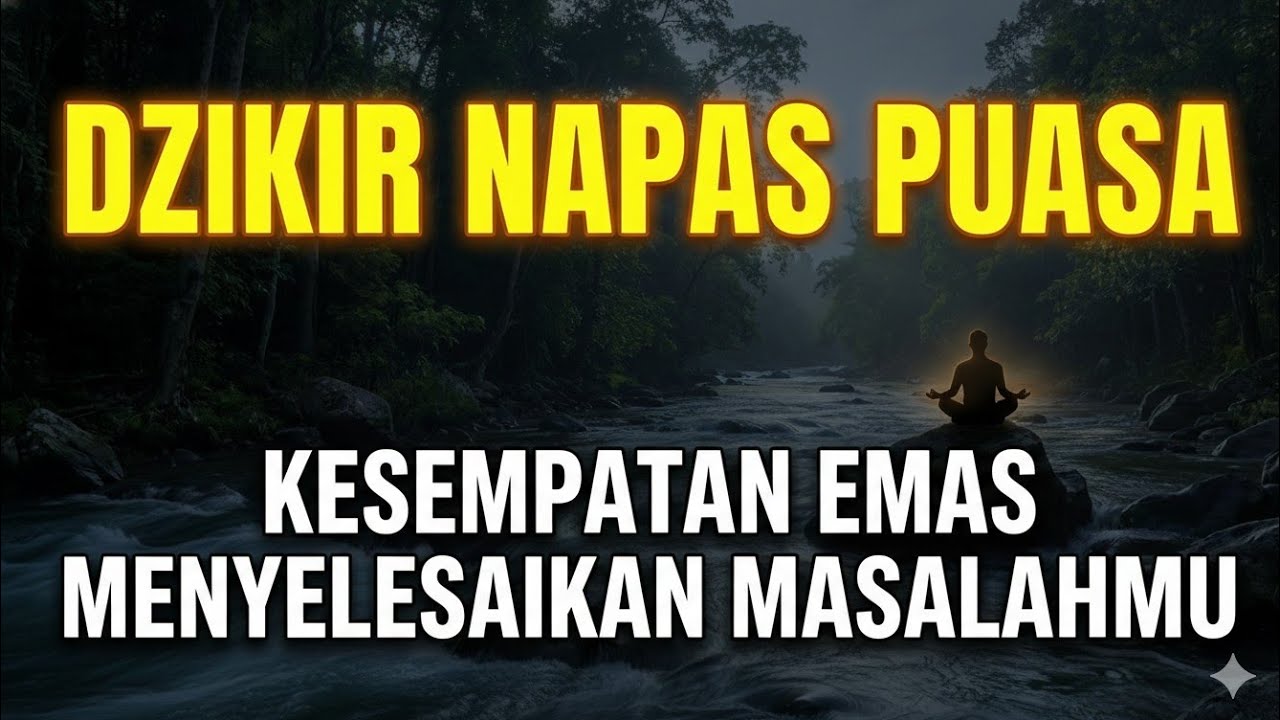 Jangan Terlewat‼️ Ini Kesempatan Emas Menyelesaikan Masalahmu😇 Dzikir Napas Puasa🕍 Masjid Al-Amien