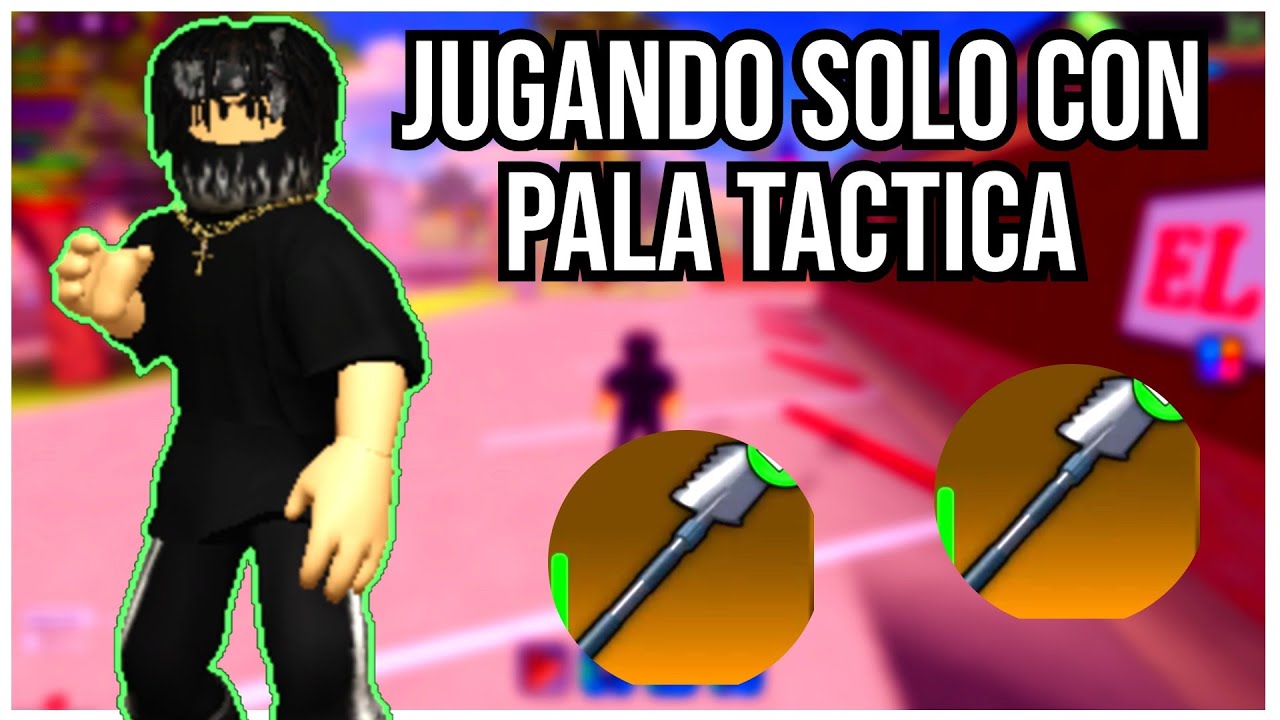 SOLO UTILICE PALA TACTICA EN ESTE SERVIDOR Y ESTO FUE LO QUE PASO.. BlockSpin 🔪 ROBLOX