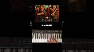 SHARARAT Song Easy Piano Tutorial #shorts #youtubshorts #viral #trending #harmony hub