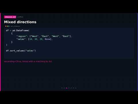 pandas sort_values: sort by one column or five