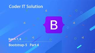 Bootstrap 5 Bangla - ScrollSpy, Section Scroll, Fixed Menu | Part 4 | Batch 7, 8 | Coder IT Solution