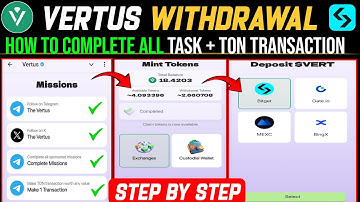 Vertus Airdrop Withdrawal Process | How to Withdraw Vertus to Exchange | Important Withdrawal Steps
