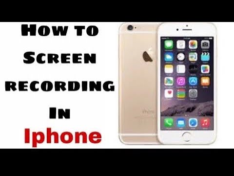 How to screen recording in iPhone #shorts #youtube #shortvideo #
