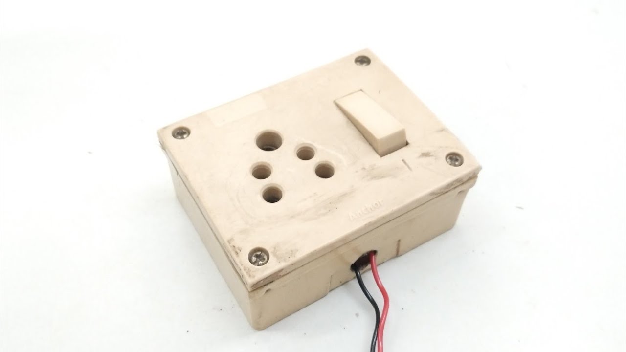 6A 2IN1 combined board connection wiring| 6A combined power plug connection