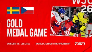 Sweden vs. Czechia FULL GAME HIGHLIGHTS | 2026 World Junior Championship Gold Medal Game screenshot 4