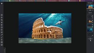 Pixlr X: Layers and Cutting
