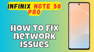 Network Problem infinix note 50 pro || How to fix network issues