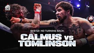 Full Bare Knuckle Fight Zach Calmus Vs. Zion Tomlinson Bkb 52 No Turning Back