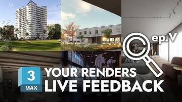 Send your 3D RENDER | Live feedback from VizAcademy! | Ep.05