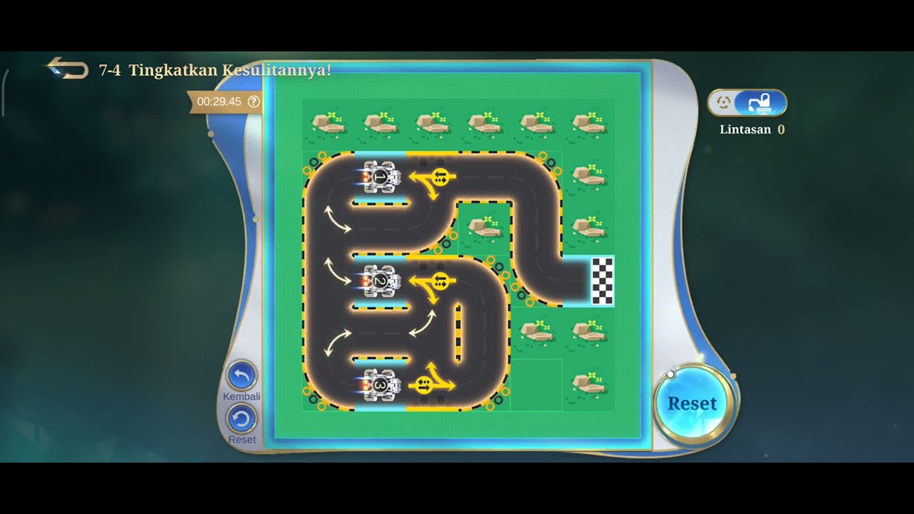 (new stage 7-4) pozzle solving  of to the star 2.0 MOBILE LEGENDS