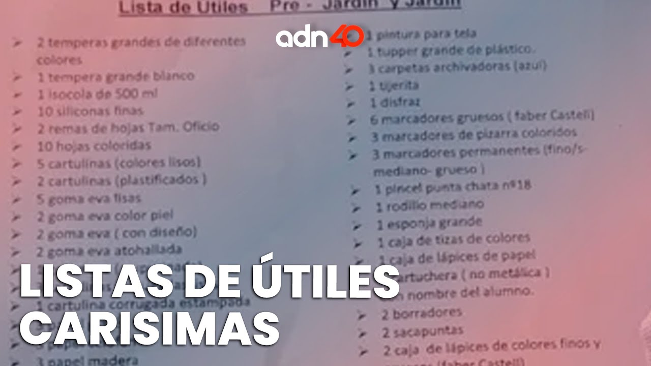 Útiles Escolares: estas son las listas oficiales de la SEP