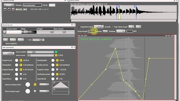 Source position envelope&peaks