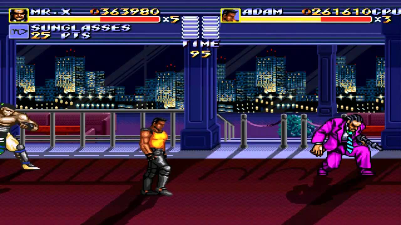Streets of Rage Remake V5 - Unlockable Character Mr X 3 - Level 7.