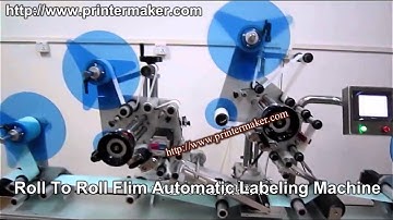 Roll To Roll Film Automatic Labeling Machine