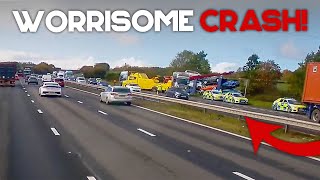 Unbelievable Uk Dash Cameras Tailgaint By A Heavy Lorry Crashes Close Pass To Cyclist 