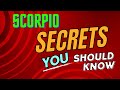 Scorpio secrets you should know