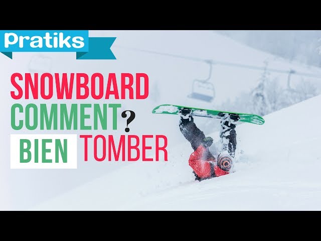 Initiation snowboard: Comment bien tomber