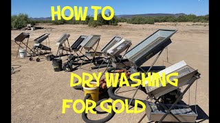 How to Set Up & Run A Dry Washer - Getting Gold with a Dry Washer - Which one is right for you?