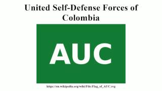 United Self-Defense Forces of Colombia