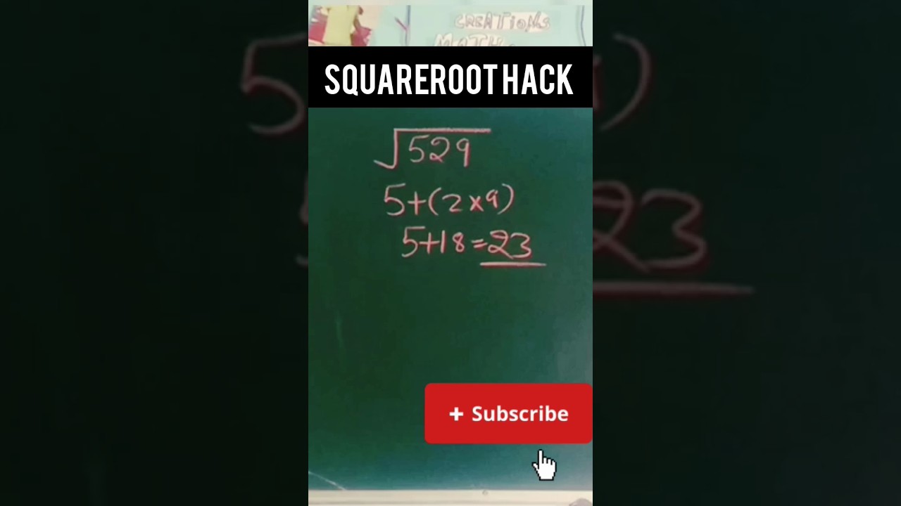 squareroot of 529 in 7 seconds 