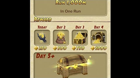 Temple run 2 | Daily Challenge run 1000 Meters