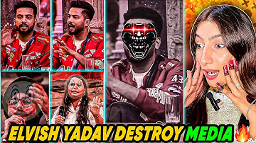 Elvish Yadav Destory Media🔥🥵 | Elvish Yadav vs Media in bigboss18😈