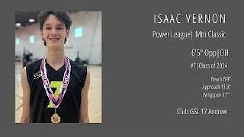 Isaac Vernon - 6'5" Pin - 11'3" Jump - 2024 - 16yo