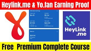 Heylink.me and Yo.fan Google Adsense Earning Complete Payment Proof Video Naya Tech Tutorial