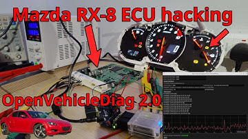 Hacking our Mazda RX8 ECUs! - OpenVehicleDiag 2.0 demo