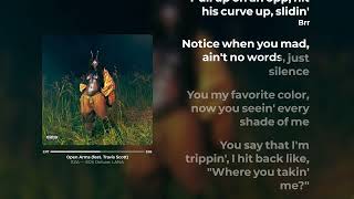 SZA - Open Arms (feat. Travis Scott) (Lyrics)