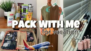 Pack With Me For Vacation 2021| Cleaning Bathroom |