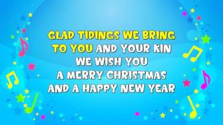 We Wish You a Merry Christmas | Sing A Long | Holidays | Xmas | Nursery Rhyme | KiddieOK