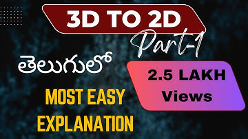 3D to 2D| Isometric to Orthographic| Engineering Drawing by Subhodaya Part-1