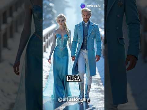 Male and female Disney character version disney male female aiart fusion by AiFusionGuy