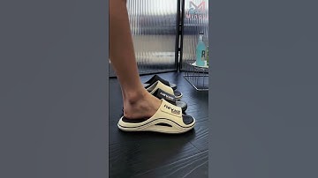 Custom sports style slippers | Men fashion slides | Source factory #shorts