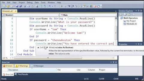 Visual Basic Tutorial   13   If Statement ‏