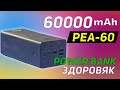 POWER BANK ЗДОРОВЯК НА 60000mAh НОВИНКА ОТ ROMOSS PEA60