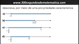 NUMERICAL SETS - Exercise 30 - Describe, through a characteristic property