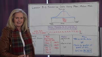 Math 6 Lesson 8 2 Summarize Data Using Mean, Median, Mode, and Range