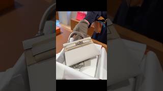 Hermes Mini Kelly Epsom 10 Craie PHW🤍