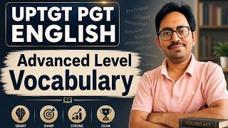 TGT PGT ENGLISH ||Advanced Level Vocabulary|| Lecture 01||