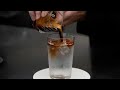 Americano with ice - A refreshing drink for hot summer days