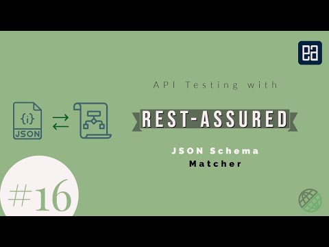 Part 15 - JSON Schema matcher with RestAssured for API testing