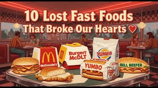 👉 “10 Fast Food Favourites America Still Misses 🍔 | Lost 70s & 80s Menu Classics”