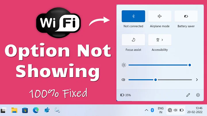 Wifi option not showing in windows 11 [Fix]