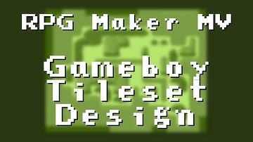 RPG Maker MV Gameboy themed tileset design #3! + MV Giveaway (description)